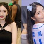潔潔新照再掀話題：撞臉楊冪的高顏值同框，爸爸藍波也自豪