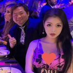 殷琦米兰法拉利餐会爆乳亮相老公坐旁笑容羡煞全场网友