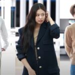 Jennie现身仁川机场遇上旧爱 Kai、V 同班机赴巴黎时装周
