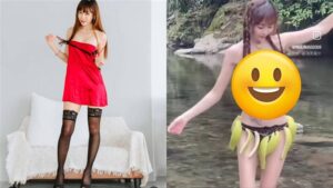 胡文英中秋前夕大胆露胸以柚子皮遮点化身柚子嫦娥引热议