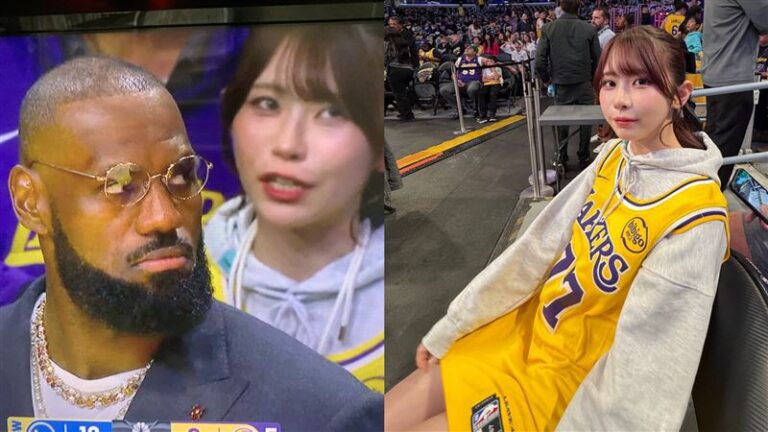 葵伊吹现身NBA后座詹皇身边引热议：梦想留学美国？