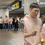 宋達民洪百榕北車站獻唱聖歌安撫悼念現場民眾與員工情緒