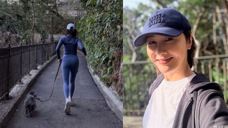 54岁黎姿山径慢跑照曝光蜜桃臀线条惊人引热议网友惊叹青春质感